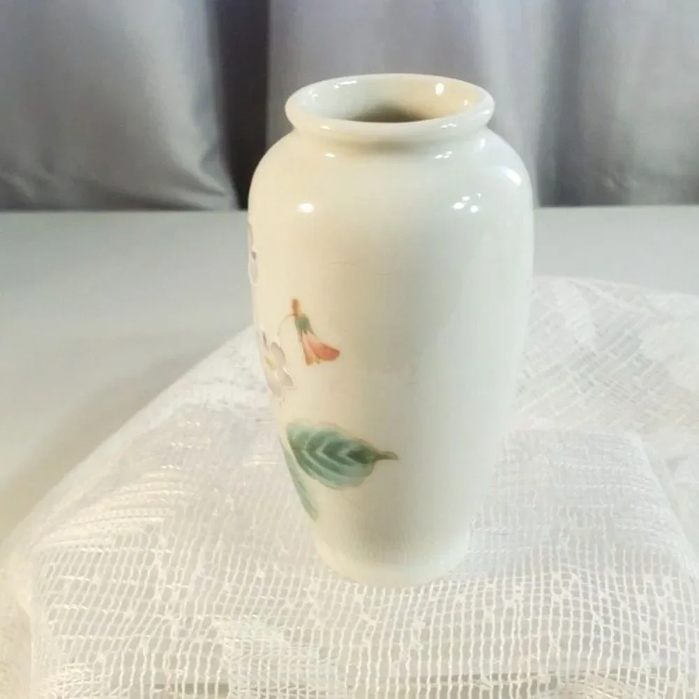 Japanese Otagiri Violet Porcelain Floral Small Bud Vase ~Vintage~ Hand Painted